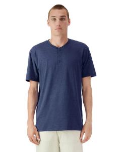 Unisex CVC Henley T-Shirt
