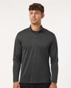 Performance Mélange Quarter-Zip Pullover