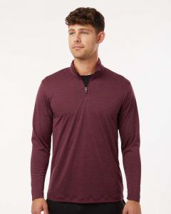Performance Mélange Quarter-Zip Pullover