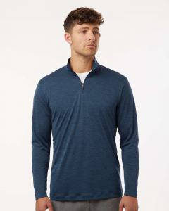 Performance Mélange Quarter-Zip Pullover