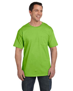 Tagless Pocket T-Shirt 3XL H5590 Light Steel Hanes 6.1 oz 