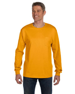 Unisex 6.1 oz. Authentic-T Long-Sleeve Pocket T-Shirt