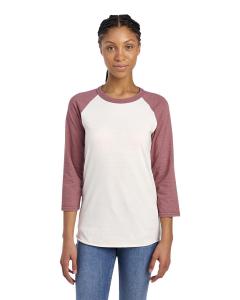 Adult  5.2 oz. Premium Blend Ring-Spun Raglan Baseball T-Shirt