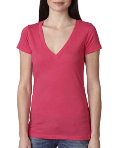 Ladies' Triblend Deep-V Tee