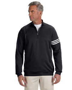Men's ClimaLite 3-Stripes French Terry Quarter-Zip Pullover