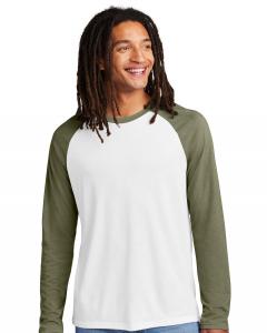 Unisex Tri-Blend Long Sleeve Colorblock Raglan