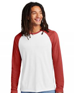 Unisex Tri-Blend Long Sleeve Colorblock Raglan