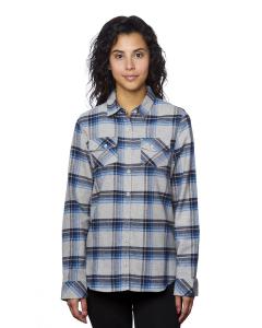 Ladies' Plaid Boyfriend Flannel Shirt