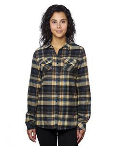 Ladies' Plaid Boyfriend Flannel Shirt