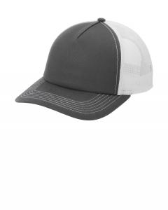thumbnail image 2 of Casual Five Panel Mesh Back Trucker Hat – Adjustable Snapback Cotton Baseball Cap (Unisex) 2 of 6