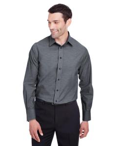 Men's Crown Collection™ Stretch Pinpoint Chambray Shirt