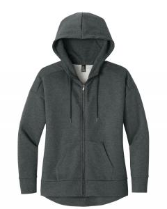 Women's Perfect Weight Fleece Drop Shoulder Full-Zip Hoodie