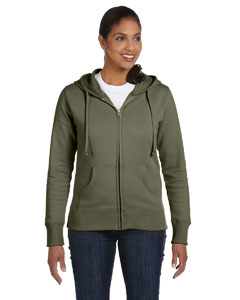 Ladies' 9 oz. Organic/Recycled Full-Zip Hood
