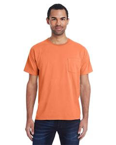 Unisex 5.5 oz. 100% Ringspun Cotton Garment-Dyed T-Shirt with Pocket