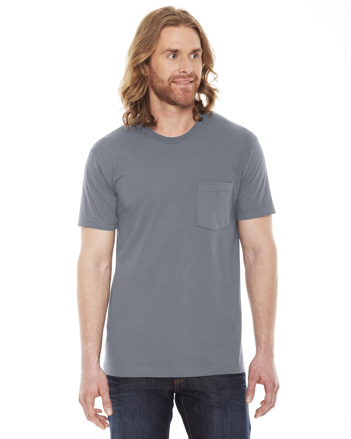 American Apparel 2406W Unisex Fine Jersey Pocket Short-Sleeve T-Shirt ...