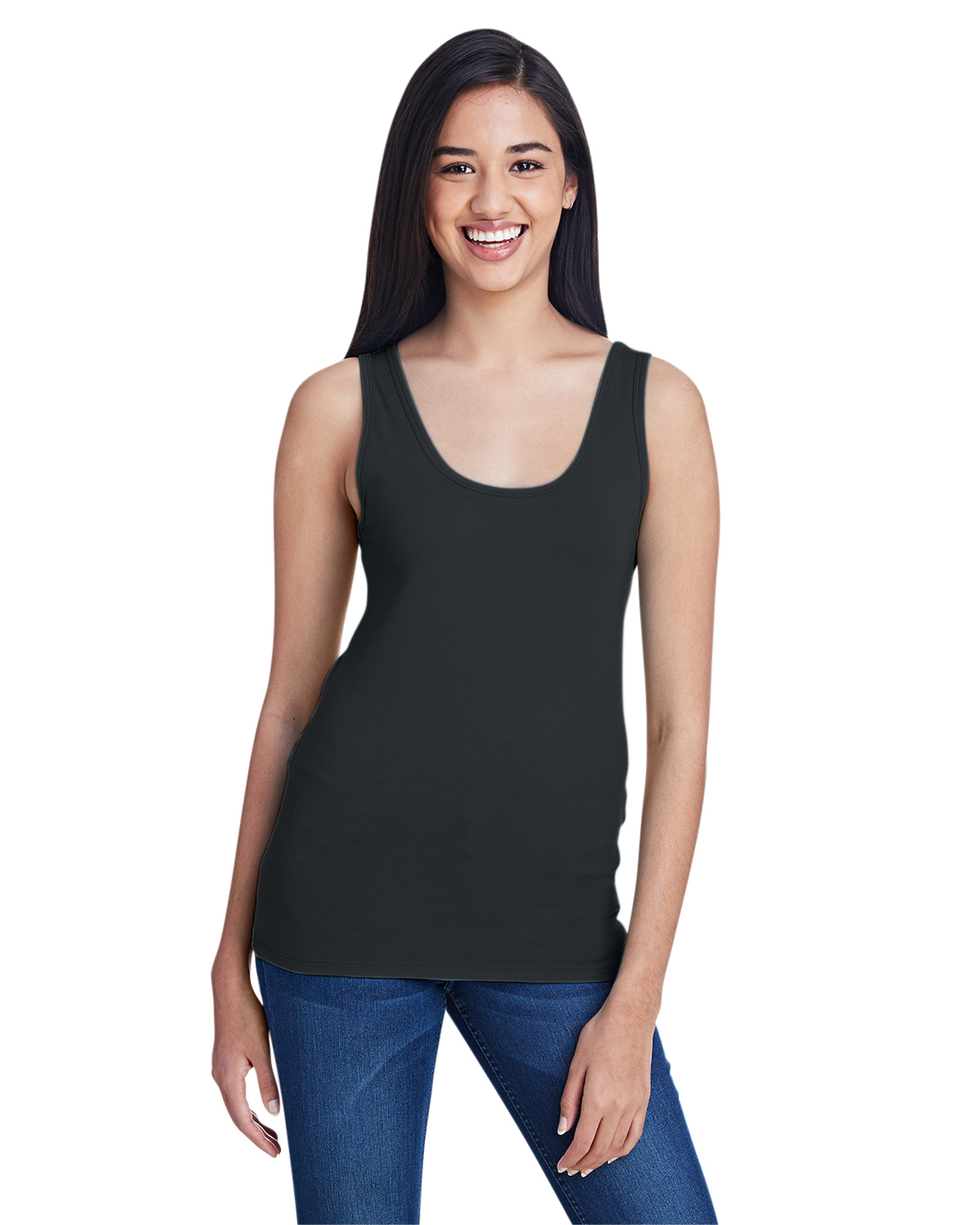 Anvil 2420L Ladies' Stretch Tank - Shirtmax