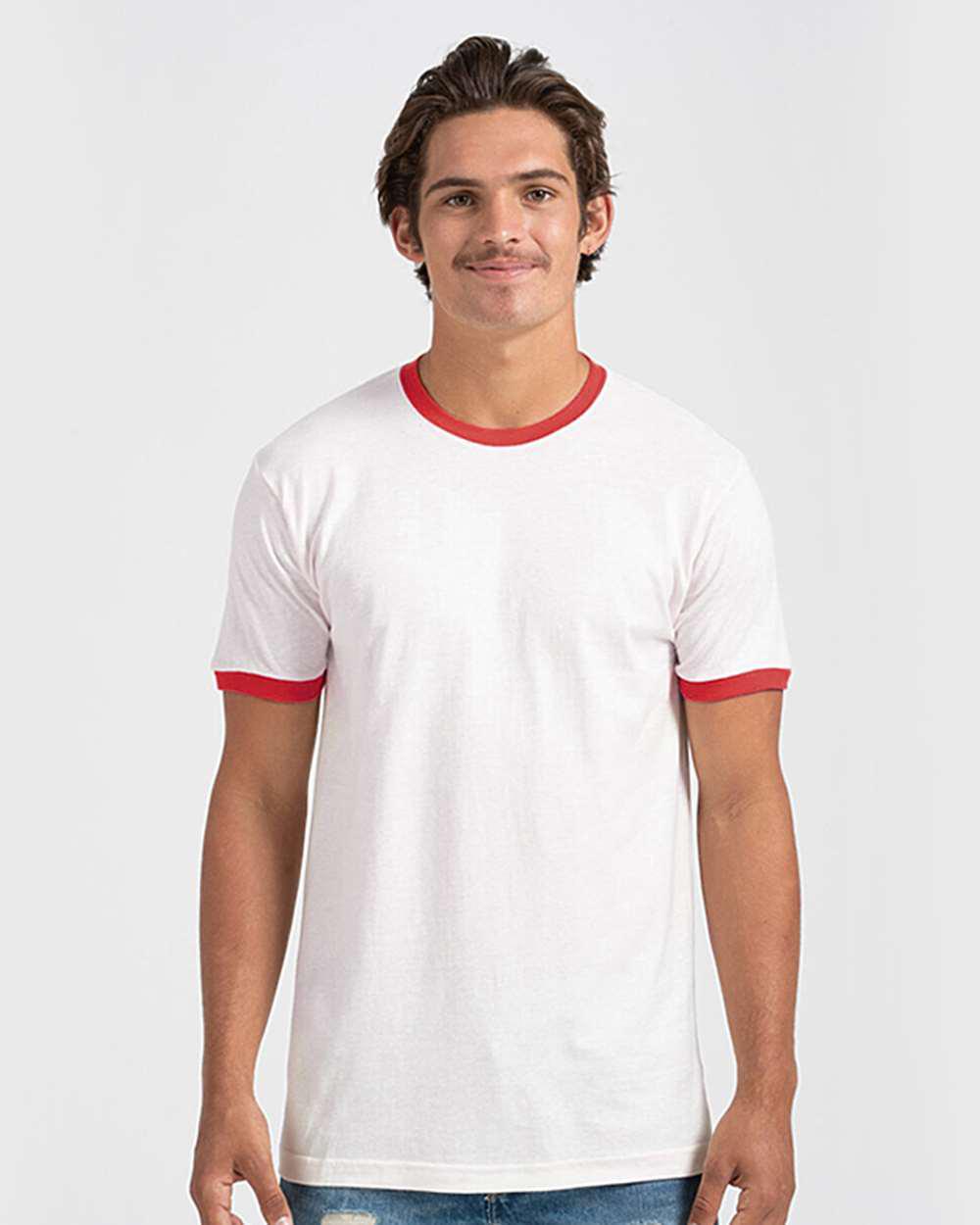 Unisex Fine Jersey Ringer T-Shirt