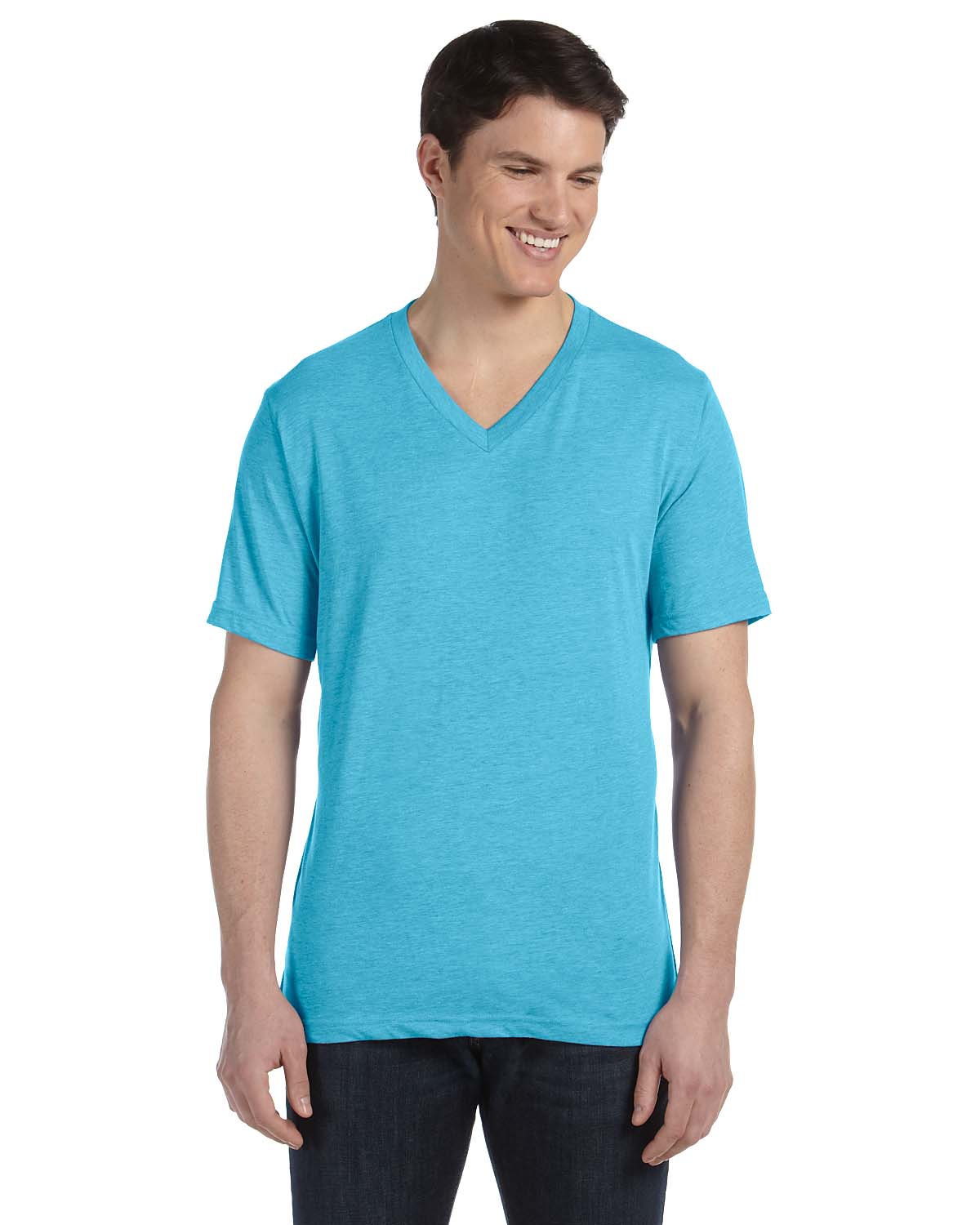 Bella Canvas 3415C Unisex Triblend Short-Sleeve V-Neck T-Shirt - ShirtMax