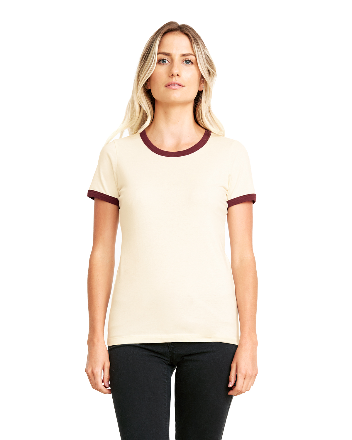 Next Level 3904 Ladies Ringer T Shirt Shirtmax