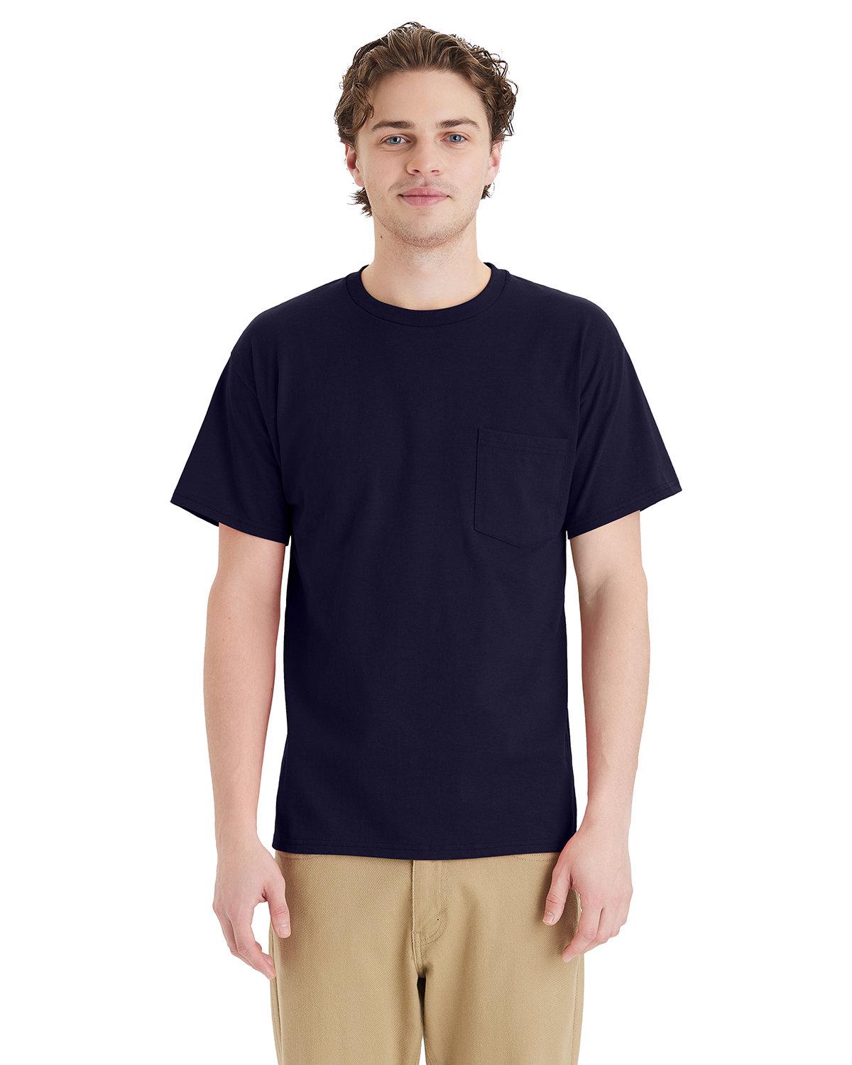 Hanes 5290P Unisex Essential Pocket T-Shirt - ShirtMax