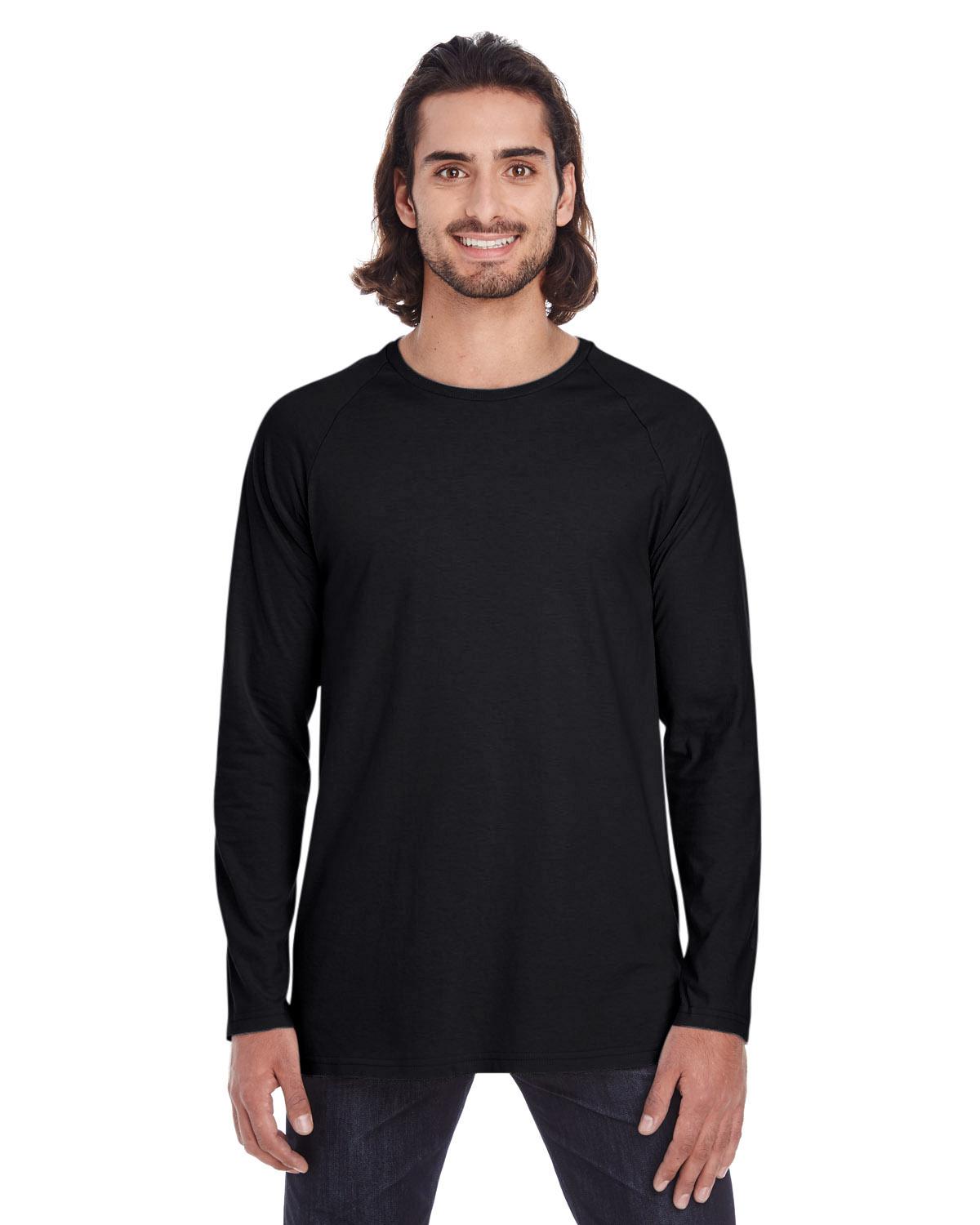 Download Anvil 5628 Adult Lightweight Long & Lean Raglan Long Sleeve T-Shirt - Shirtmax