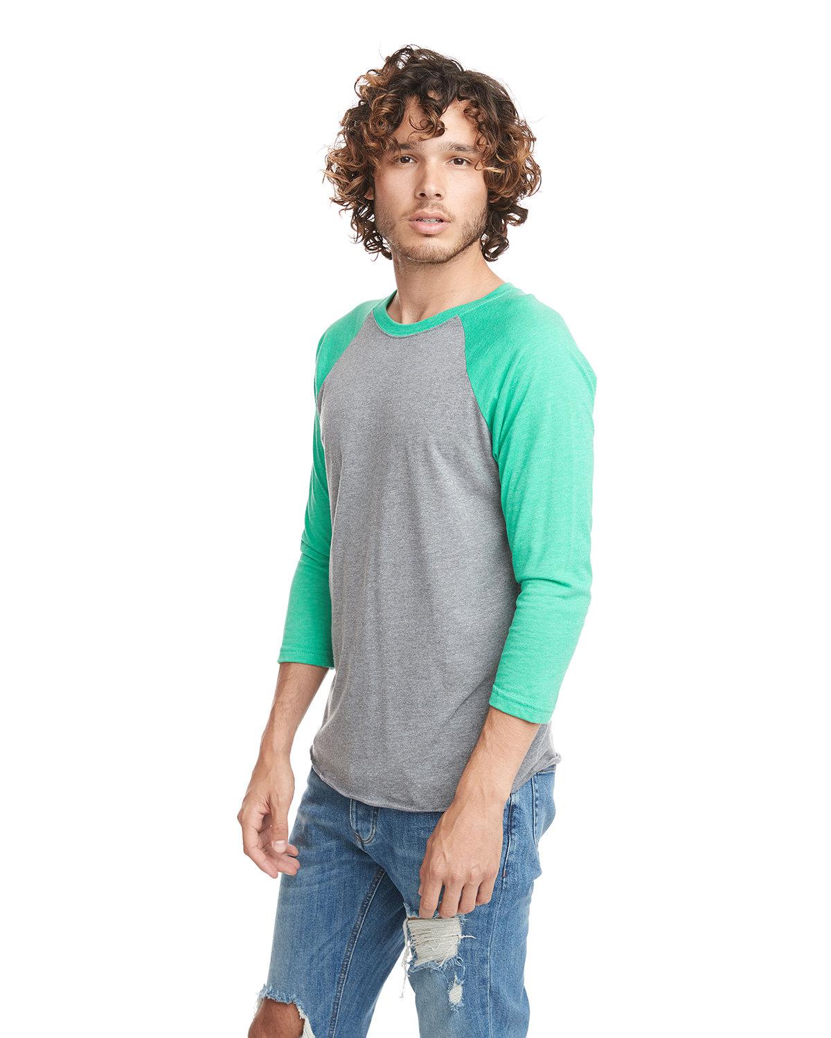 Next Level 6051 - Unisex Triblend Three-Quarter Raglan T-Shirt