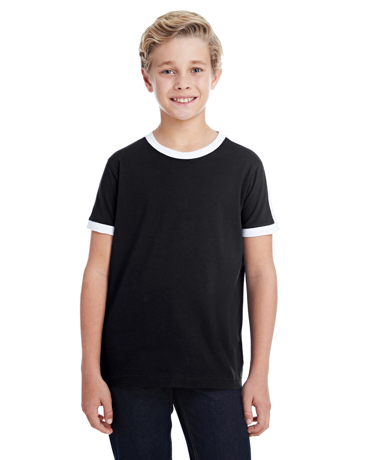 LAT 6132 Youth Soccer Ringer T-Shirt - Shirtmax