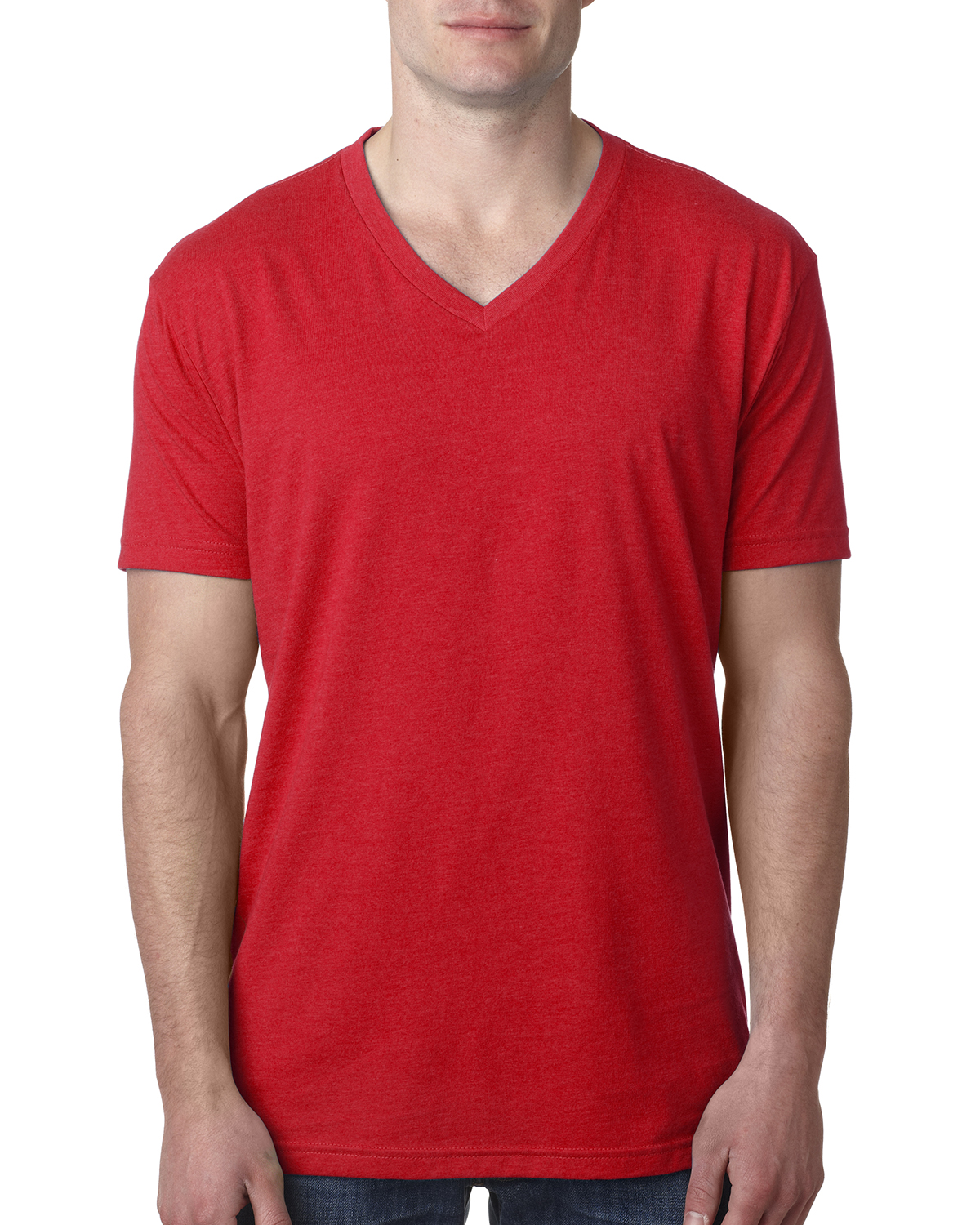 Next Level Apparel Men's Premium V-Neck T-Shirt - Soft, Breathable CVC Tee In Black, Size XX-Large - View #9