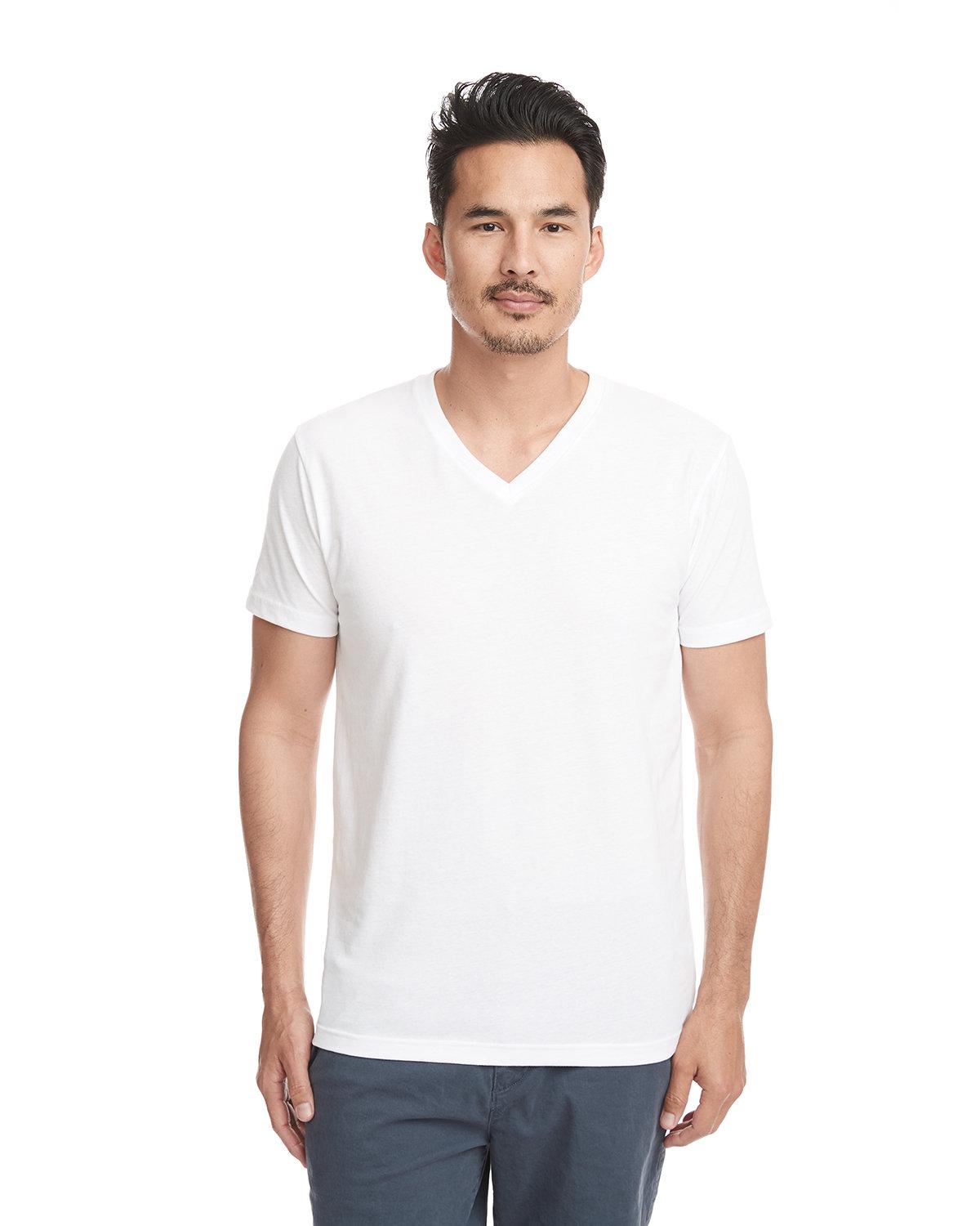 Next Level 6440 Men's Fitted Sueded V-Neck Tee - Shirtmax