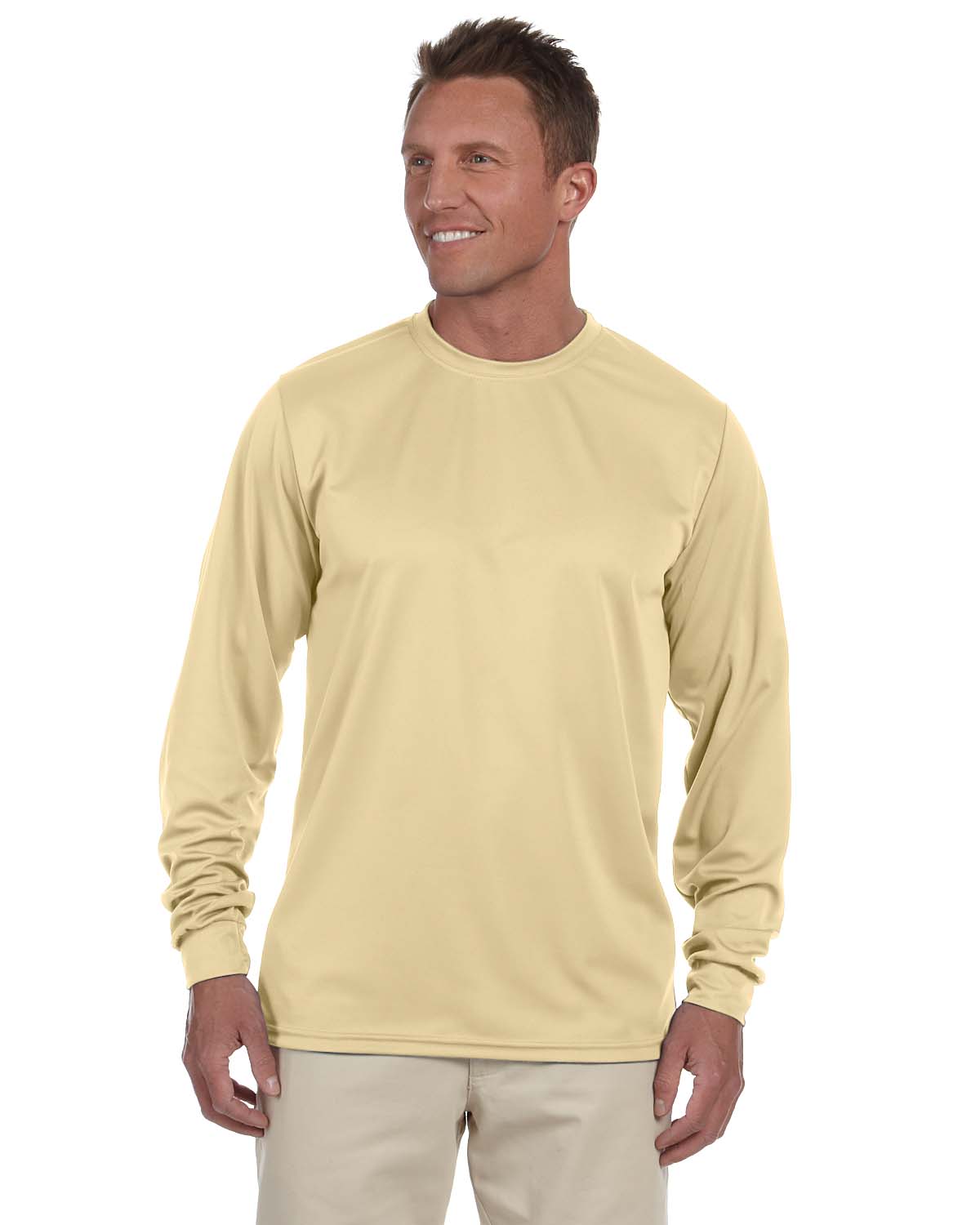 Augusta Sportswear 788 Adult Wicking Long Sleeve Tee - ShirtMax