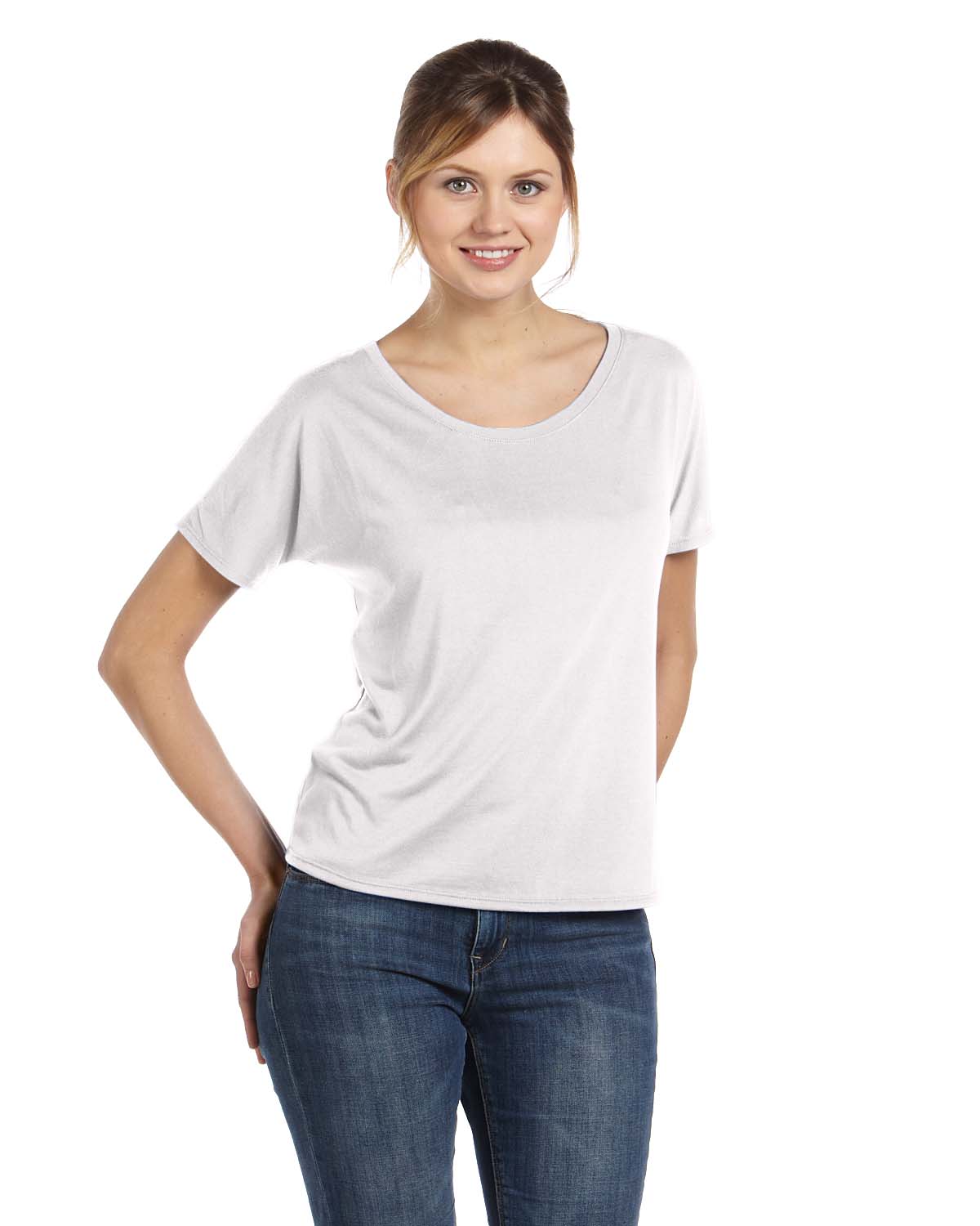 Women's Flowy Simple T-Shirt - Shirtmax