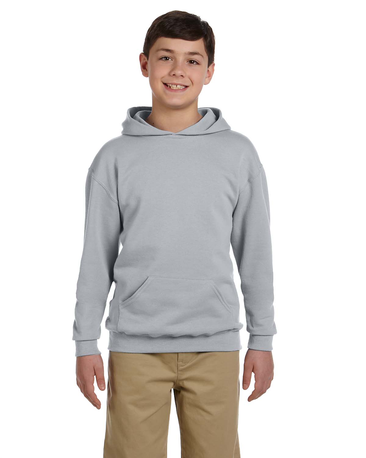 PULLOVER HOODIE CHILDHOOD（グレー） Heather Gray Heavyweight Pullover Hoodie - 9307 | Next Level
