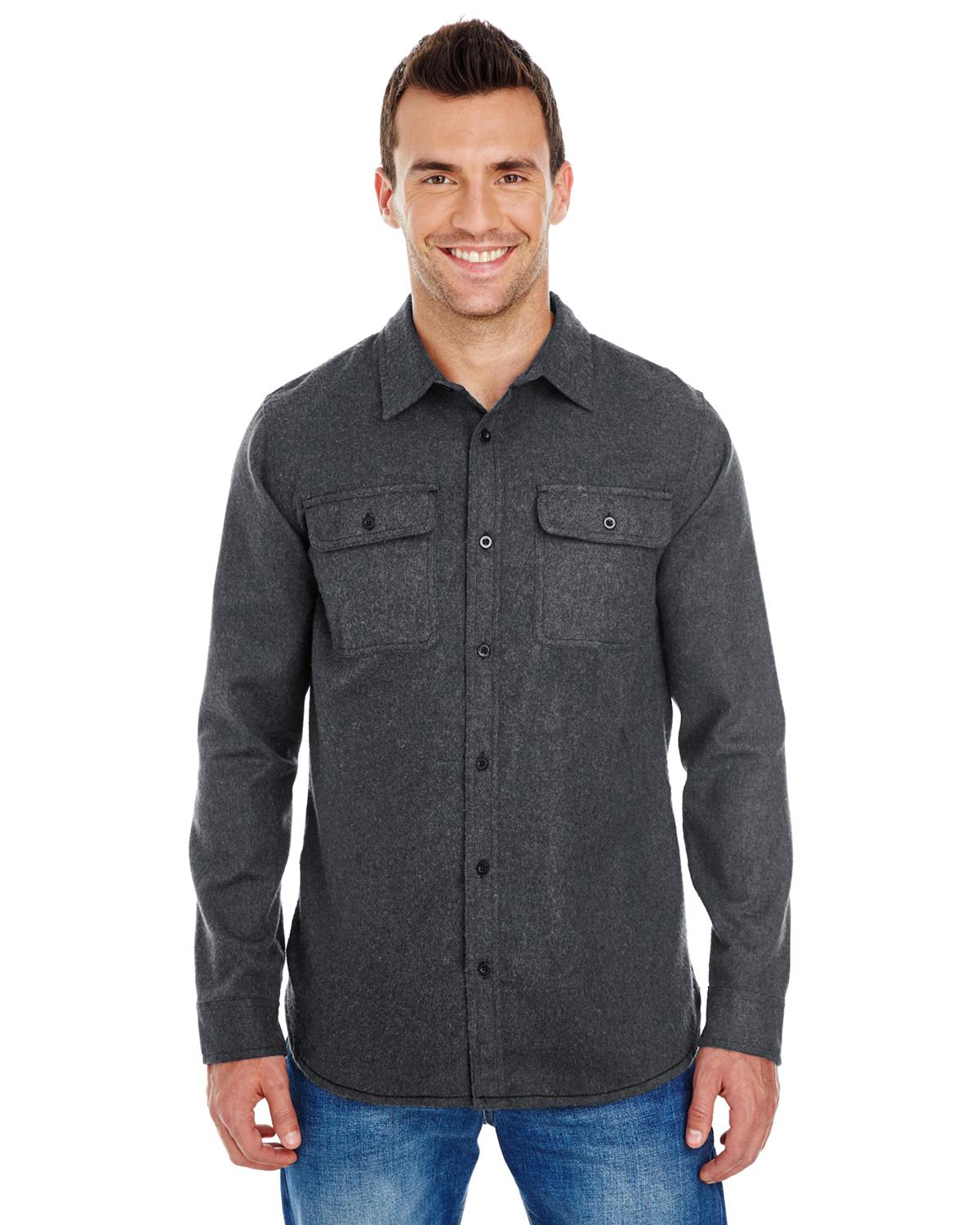 Burnside BU8200 Men's Solid Flannel Shirt - Shirtmax