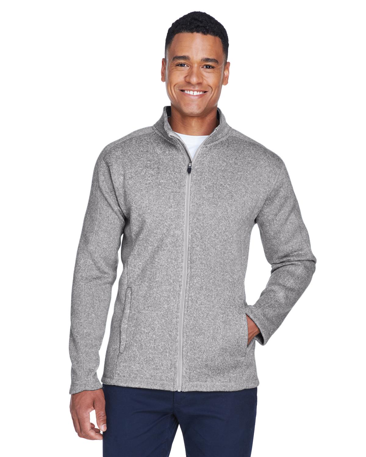 Devon Jones DG793 Mens Bristol Full Zip Sweater  Fleece 