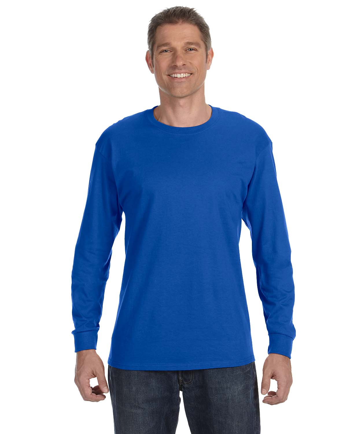 トップス G3M Caribbean blue long-sleeves Men's Performance Long Sleeve, Blue Camo | Godfrey Pontoon