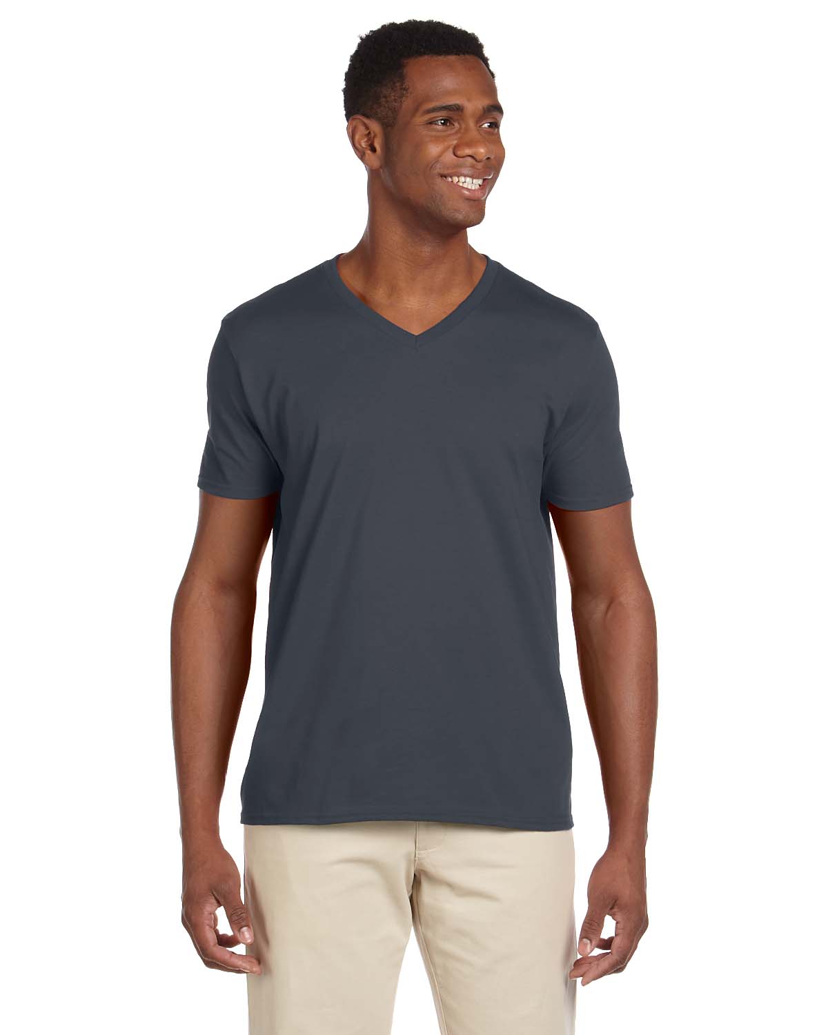 Gildan G64V Adult Softstyle® 4.5 oz. V-Neck T-Shirt - Shirtmax