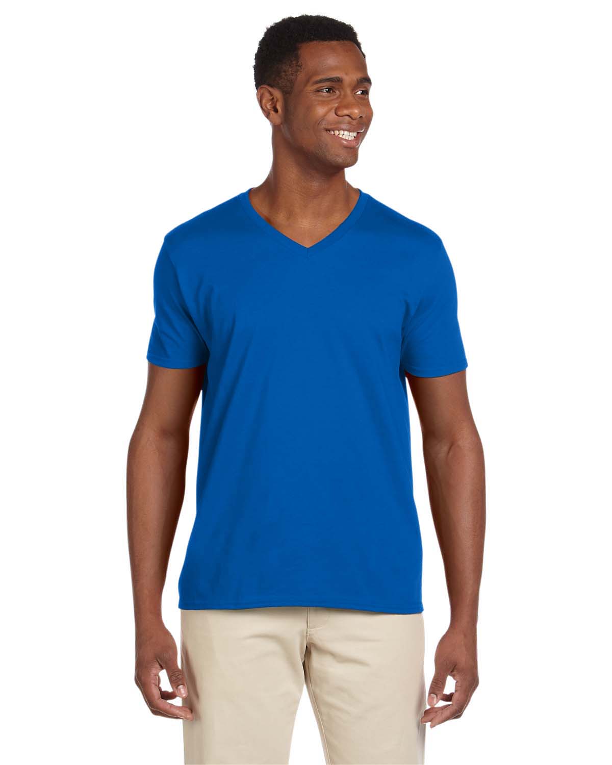 Gildan G64V Adult Softstyle® 4.5 oz. V-Neck T-Shirt - Shirtmax