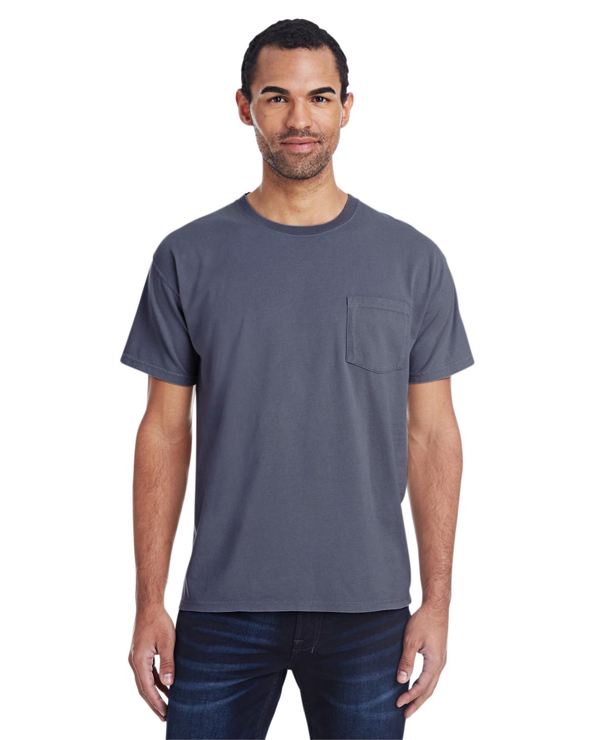 ComfortWash by Hanes GDH150 Unisex Garment-Dyed Pocket T-Shirt - ShirtMax