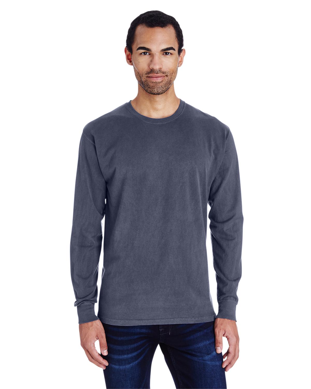 ComfortWash by Hanes GDH200 Unisex Garment-Dyed Long-Sleeve T-Shirt ...