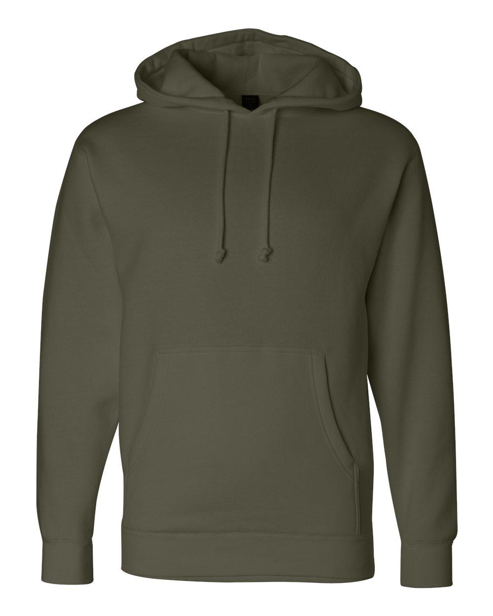 Independent Trading Co. IND4000 Hooded Sweatshirt - Grey Heather - XL