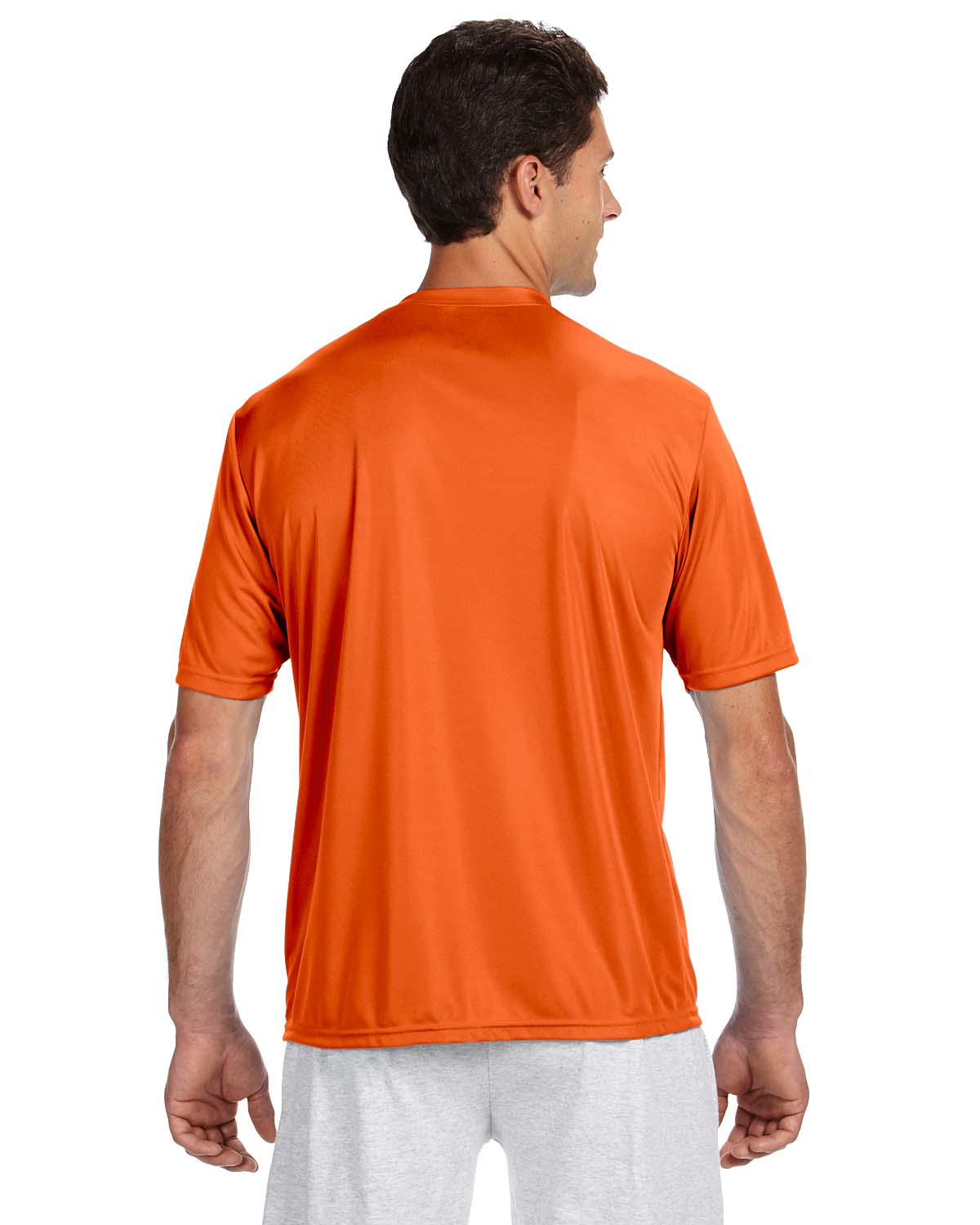 A4 Men's Short-Sleeve Cooling Performance Crew T-Shirt, Cardinal, S