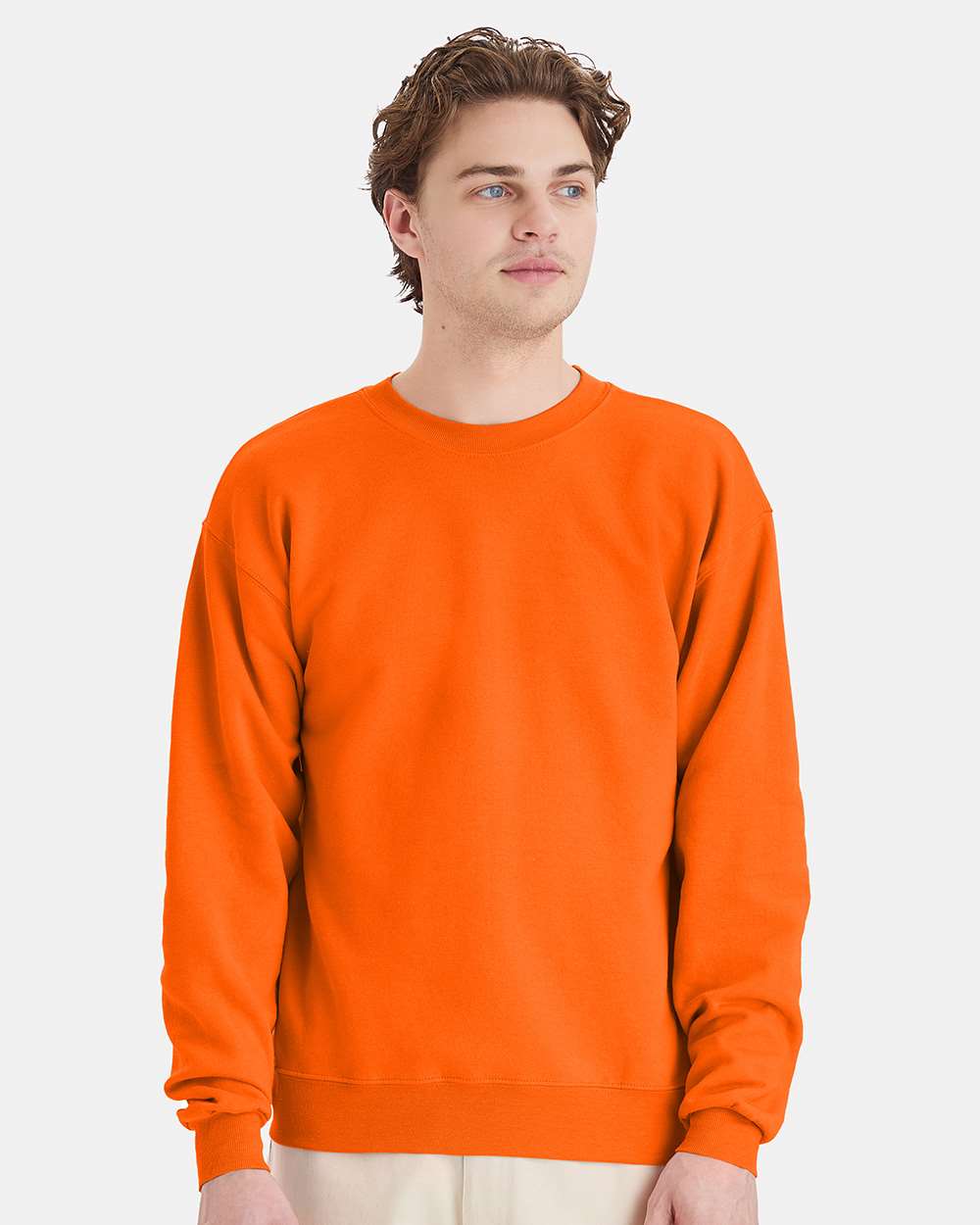 Hanes P1607 Unisex EcoSmart® Crewneck Sweatshirt | ShirtMax