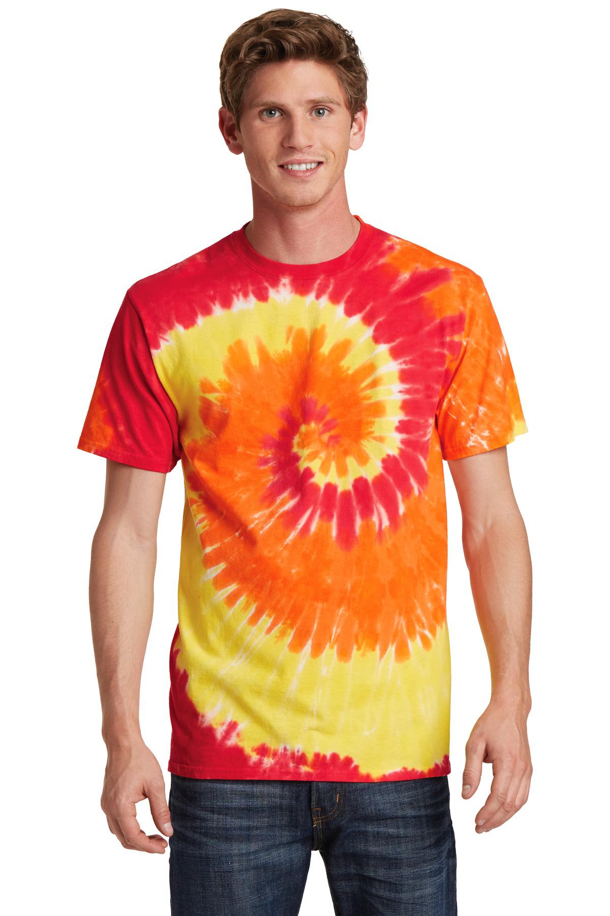 Port & Company PC147 Tie-Dye Tee - Kelly - 2XL