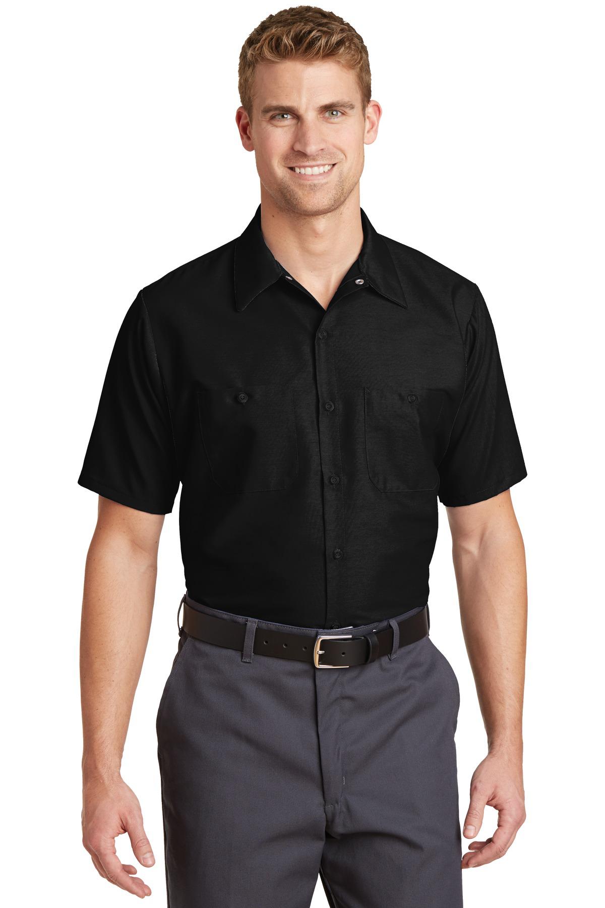 Red Kap SP24 Short Sleeve Industrial Work Shirt - Shirtmax