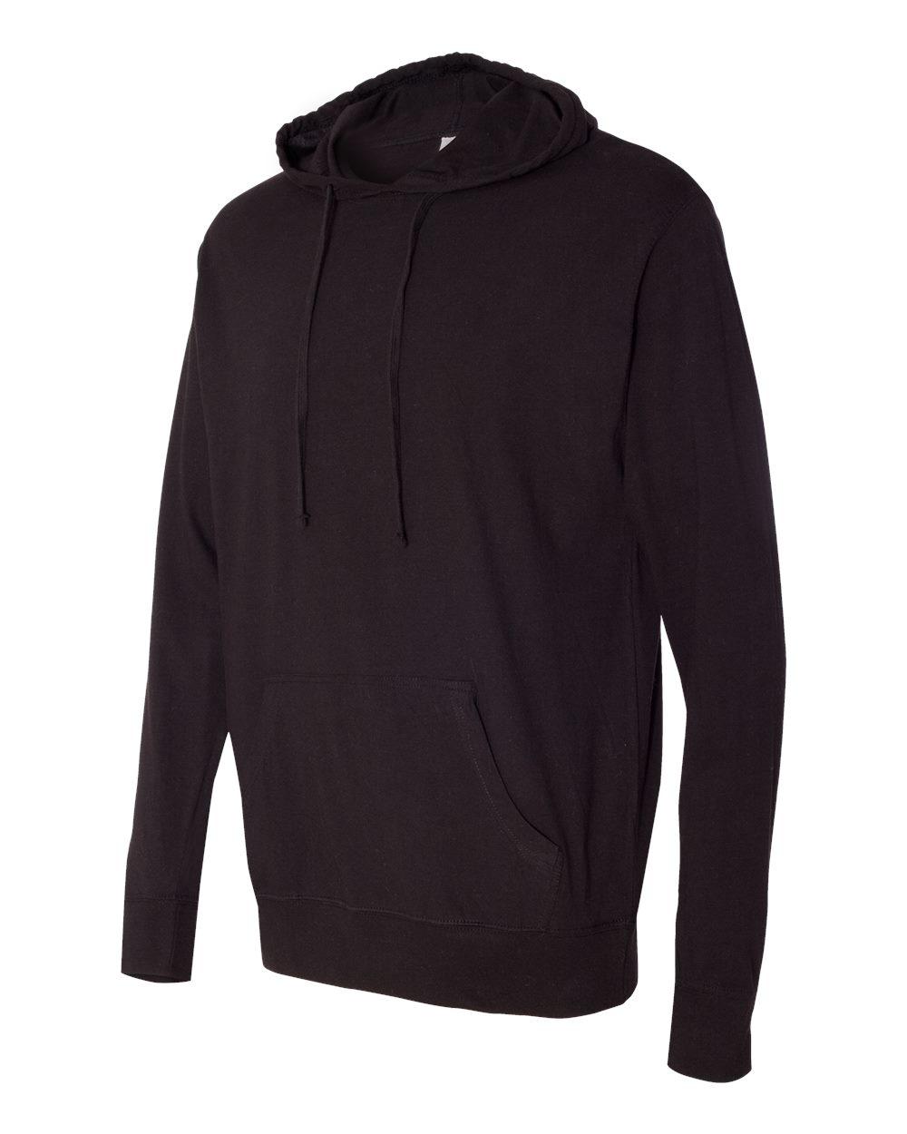 Independent Trading Co. SS150J Lightweight Hooded Pullover T-Shirt - Gunmetal Heather - XL