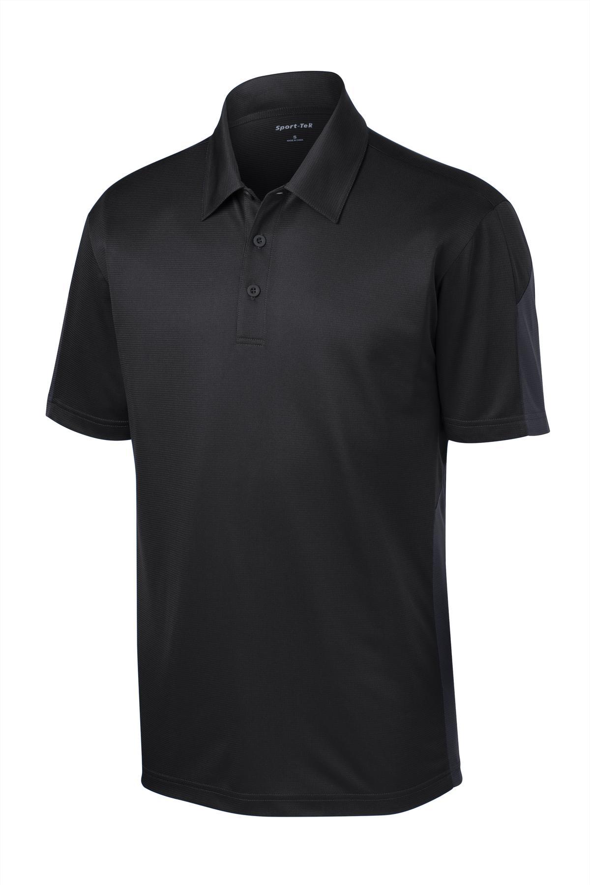 Sport-Tek ST695 PosiCharge Active Textured Colorblock Polo - Shirtmax