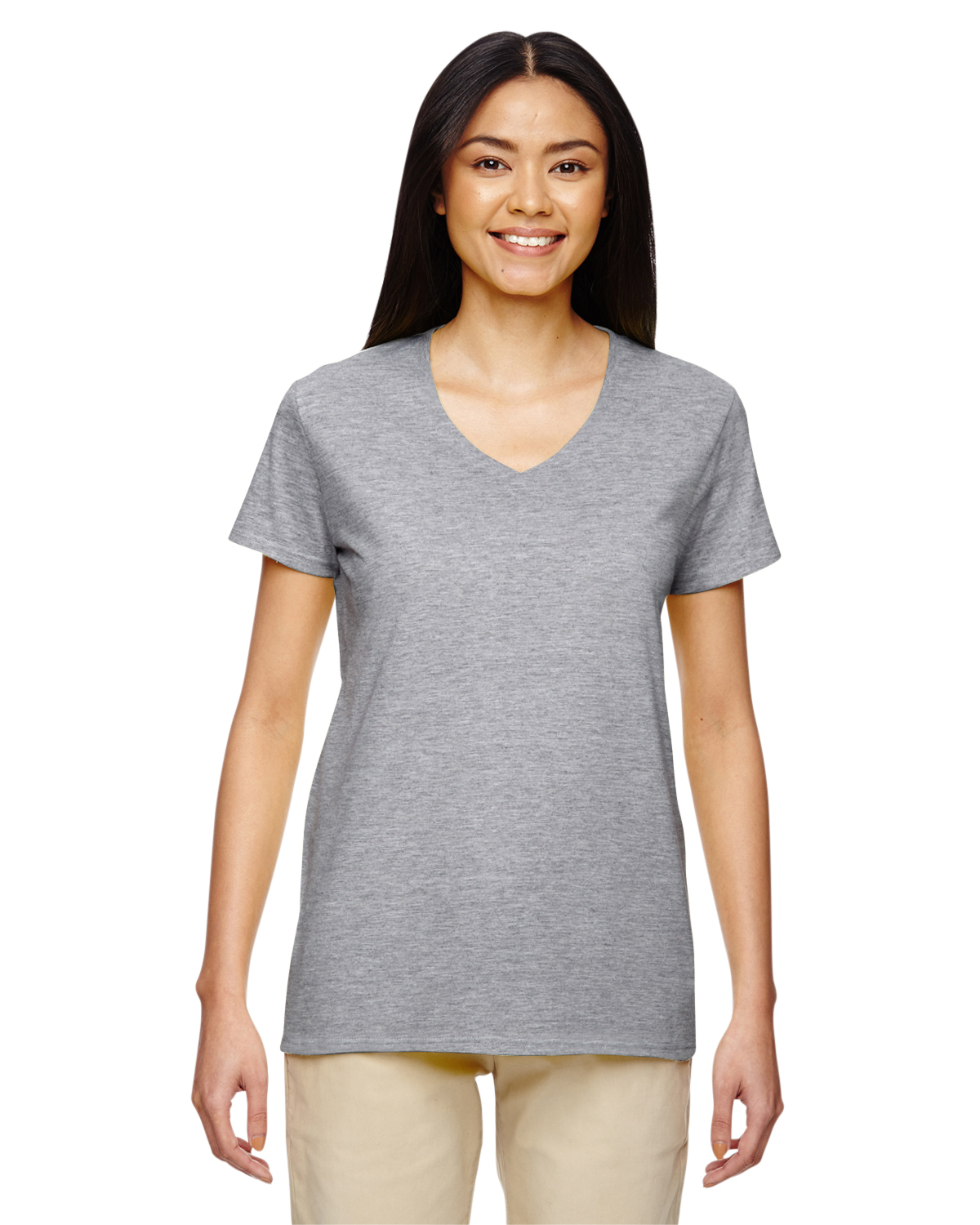 Gildan G500VL Ladies' Heavy Cotton™ V-Neck T-Shirt - ShirtMax