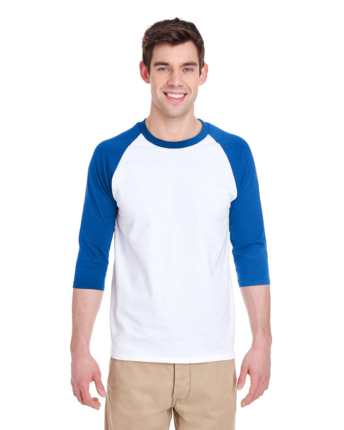Gildan G570 Heavy Cotton™ 3/4 Sleeve Raglan T-Shirt