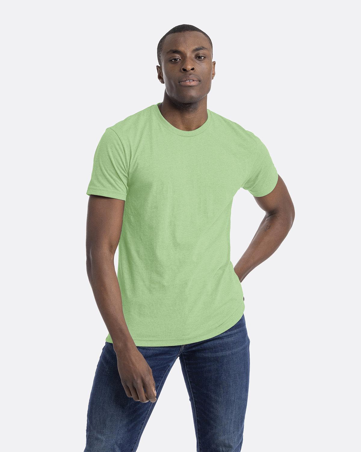 6 Pack Next Level Mens Premium Fitted Short-Sleeve Crew 3600-Military Green 