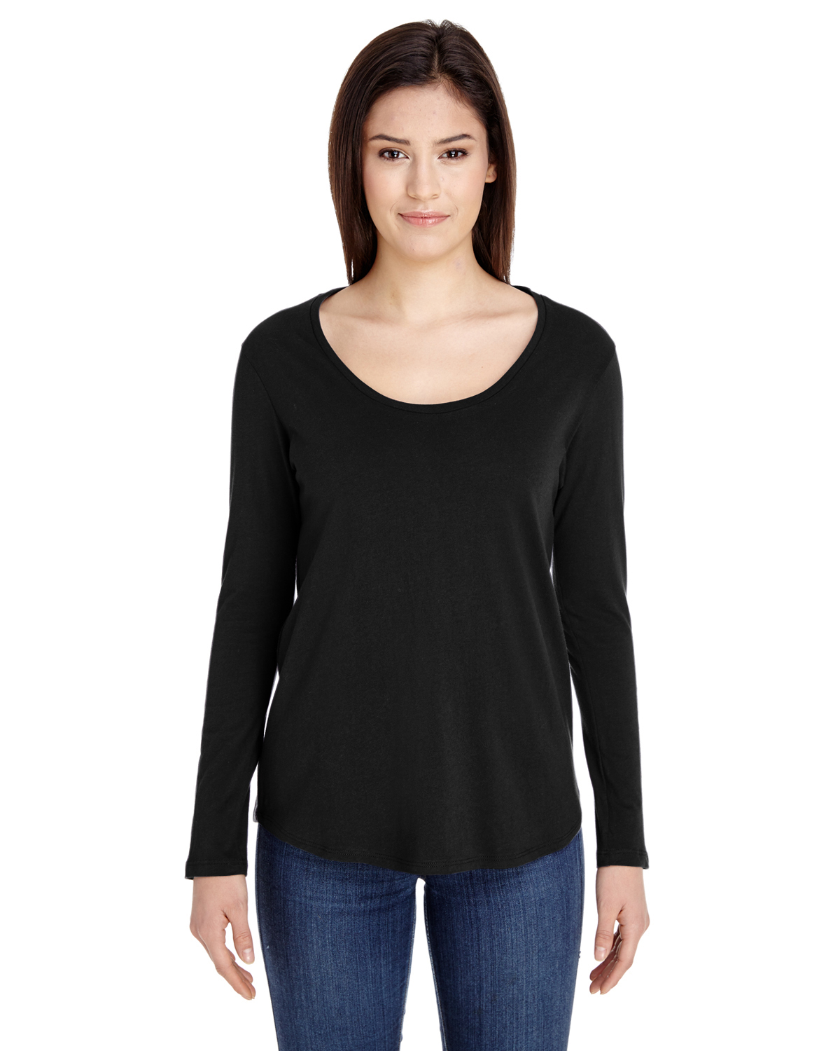 American Apparel RSA6304 Ladies' Long-Sleeve Ultra Wash T-Shirt - Shirtmax